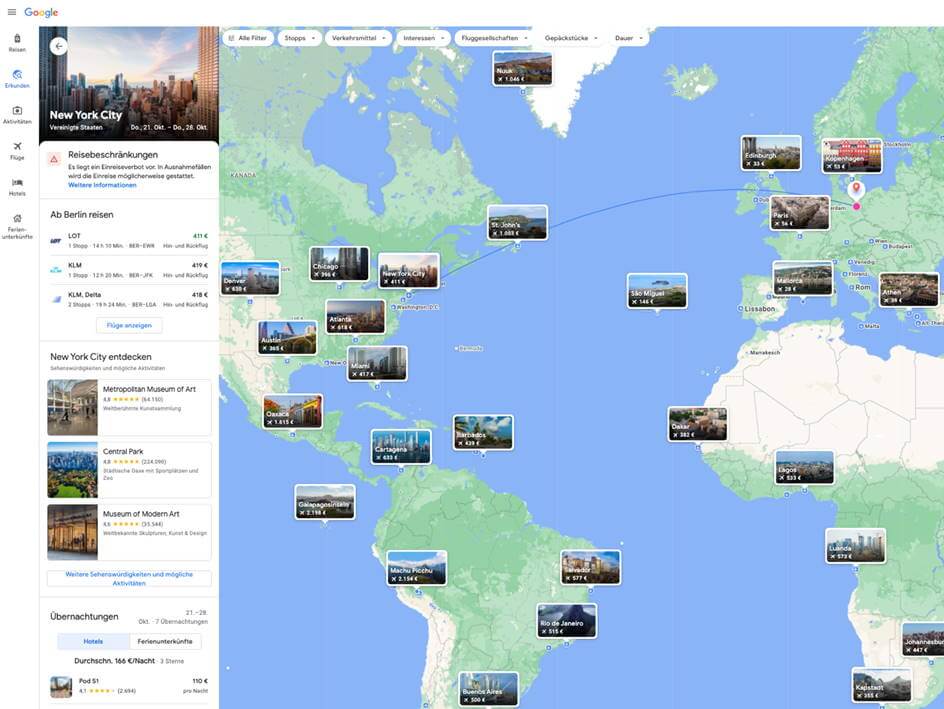 tricks ergebnisse seite eingabe unternehmen 